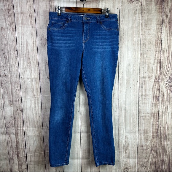 Artisan NY Women's Blue Skinny Jeans - Picture 1 of 7